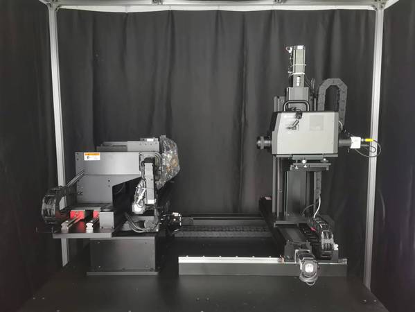 柔性屏拉伸弯折扭曲和光学测试系统